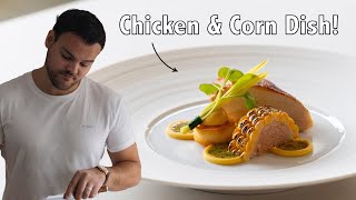 I Made The Perfect Chicken amp Corn Dish Fine Dining amp Michelin Cooking [upl. by Judi]