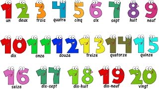 French Lesson  NUMBERS 120  Compter jusquà 20  Learn French [upl. by Hteb]