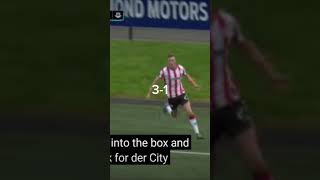 Derry City vs Drogheda United Irish League 🔥 football derrycityfc [upl. by Reinert474]