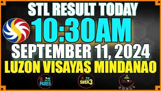 Stl Results Today 1030am Mindanao Visayas SEPTEMBER 12 2024 [upl. by Montfort]