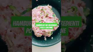 Hamburger Fatto in Casa due ingredienti ricettelight ricettefit ketorecipes ricettechetogeniche [upl. by Accem]