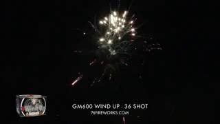 GM600 Wind Up  36 Shot Fireworks [upl. by Ahsienel]