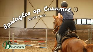 Privéles springen Caramel  Balij Manege  09092016 [upl. by Accebor]