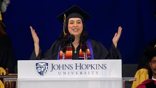 Kristen Corlay Sanmiguel Senior Class Speaker at Johns Hopkins Universitys 2024 Commencement [upl. by Malo661]