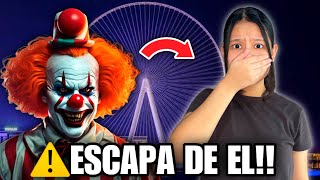 ESTE PAYASO MALVADO ME QUIERE ATRAPAR🤡 ESCAPA DE EL EN ROBLOX Regina MH [upl. by Warenne664]