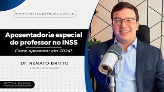 INSS APOSENTADORIA ESPECIAL DO PROFESSOR [upl. by Abihsot80]