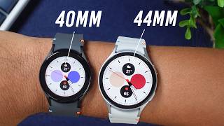 Galaxy Watch 7 vs FE  44mm vs 40mm Size Comparison on Wrist [upl. by Lebiram]