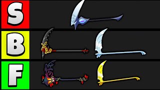 Ranking All Scythe Skins in Brawlhalla [upl. by Nimsaj]