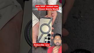 Trending metal cover MagSafe charge contact now Vikram Mobile World smartphone unboxing [upl. by Cirri]