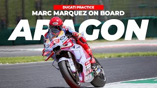 Aragon Practice Marc Marquez  Update MotoGP On Board [upl. by Grosvenor]