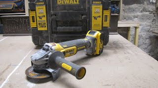 Dewalt DCG405 18V Cordless Angle Grinder Review [upl. by Shirk]