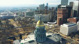 Denver Colorado USA 🇺🇸 in 4K ULTRA HD 60FPS Video by Drone [upl. by Nivram]