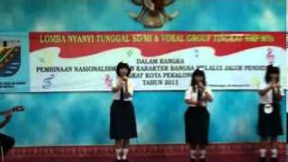 Vocal Grup SMP Negeri 2 Pekalongan quotCendrawasih quotGebyargebyarquot [upl. by Dachi]