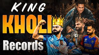 Virat kohli records in cricket career babar vs kholi  Cricket Info [upl. by Roland]