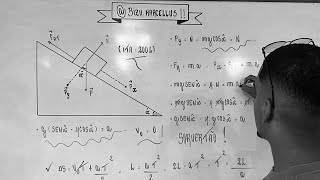 ITA 1993  Física  Um corpo de peso P desliza sobre uma superfície de comprimento ℓ inclinada com [upl. by Ayanet309]