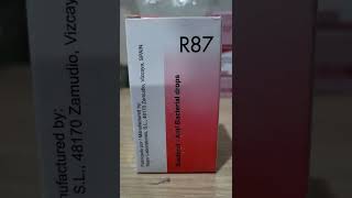 R87 by Dr Reckweg Homeopathic Anti Bacterial Drops [upl. by Esidarap583]