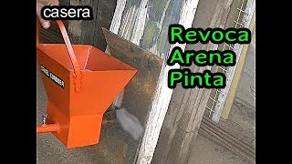 Revoca Arena y Pinta Casera Con Materiales Reciclados [upl. by Ayrolg971]