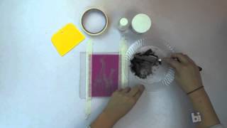 How to Silk Screen on Glass [upl. by Garlanda]