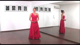 La posición del cuerpo en el baile flamenco [upl. by Elacim]