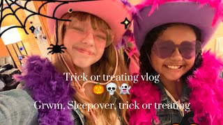 TRICK OR TREATING VLOG💀👻🎃 [upl. by Jaddo407]