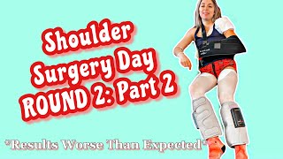 ARTHROSCOPIC SHOULDER SURGERY VLOG  PART 2  UNEXPECTED RESULTS  Brice Larimer [upl. by Bertilla]