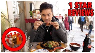 Eating At The WORST Reviewed Restaurant In Austria 1 STAR [upl. by Gnohp]