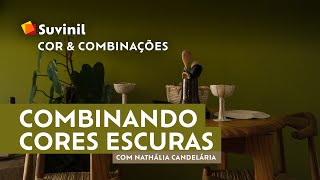 Como combinar cores escuras confira as dicas da Nathália Candelária [upl. by Enaj]