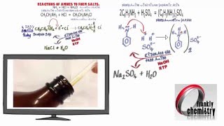 Amines 4 Reactions with acids to form Salts [upl. by Higgs]