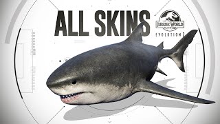 INCREDIBLE MEGALODON SKINS in Jurassic World Evolution 2 [upl. by Nichols]