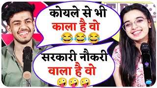 सरकारी नौकरी वाला है वो 😂  Very Funny Shayari  Sargun Tyagi  Chetna Balhara Shayari  OS20 [upl. by Ayidah]