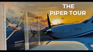 MzeroA Team Tours Piper Aircraft [upl. by Ahsiuqat205]