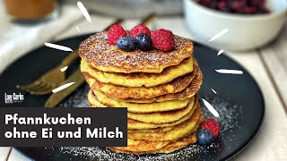 ProteinEiweiß Pfannkuchen ohne Ei und Milch – Vegan Pfannkuchen [upl. by Niletak]