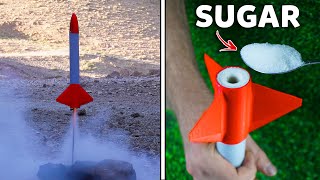 How to Make Sugar Rocket  turning sugar into rocket easy [upl. by Roswell]