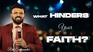 What hinders your faith  Rev SamSundar  15 September 2024  UHOP [upl. by Ynnal]