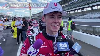 Marcus Armstrong Scores FifthPlace Finish At Indy GP quotIt Was A Fun Dayquot [upl. by Navap]