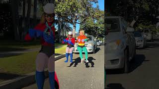 Mermaid Man amp Barnacle Boy try to parallel park 🙈 mermaidman barnacleboy kaushacampbell [upl. by Clary]