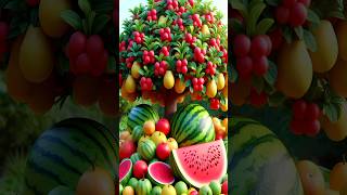 Easy and fast method for planting and growing hybrid fruit trees of watermelon and guava gardening [upl. by Neerhtak]