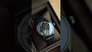 Stealth Black – Longitude Dual Time Automatic  Earnshaw1805 EarnshawMoment Lifestyle watch [upl. by Steffen633]