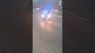 Alarmowo Radiowóz Policji B612 Skoda Yeti z KP Karpacz do zdarzenia [upl. by Rekyr]