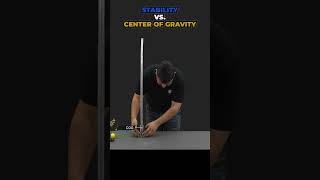 Stability Vs Center of Gravity education physics science experiment scienceexperiment iit [upl. by Rue]