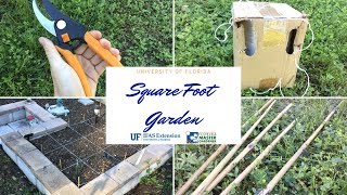 HOW TO LAY A SQUARE FOOT GARDEN GRID [upl. by Koslo242]