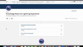 Knowledge Basics for Lightning Experience in Salesforce [upl. by Yecnahc]