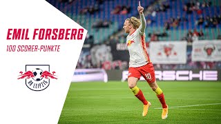 quot100 ScorerPunkte für RB Leipzig  das macht mich sehr stolzquot  Emil Forsberg  RB Leipzig [upl. by Ennairda]