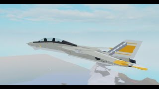 unfinished F14 tomcat showcase Roblox Plane Crazy [upl. by Aicargatla]