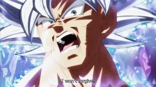 Goku gets angry on Jiren Jiren try to kill gokus friends [upl. by Enilesoj]