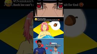 Rock lees Skills on Sakura 🥵 naruto anime reaction animation fun shorts NamikazeVibes [upl. by Nilats512]