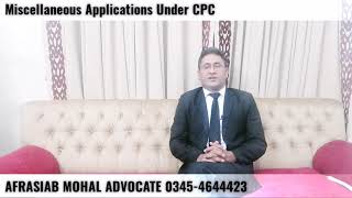 Proceedings in Miscellaneous Interlocutory Applications  Decisions  Section 141  CPC [upl. by Kiran]