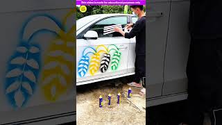 Amazing different colours car spray painting 😍 Gadgets Smart Appliances Kitchen Utensils [upl. by Almena]