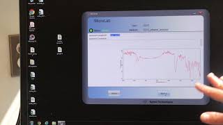 Running sample on the Cary 630 ATRFTIR using Microlab PC [upl. by Yelrebmyk471]