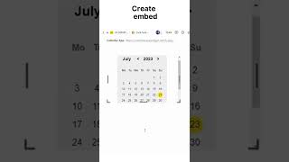 How to add calendar widget in Notion [upl. by Nagad]